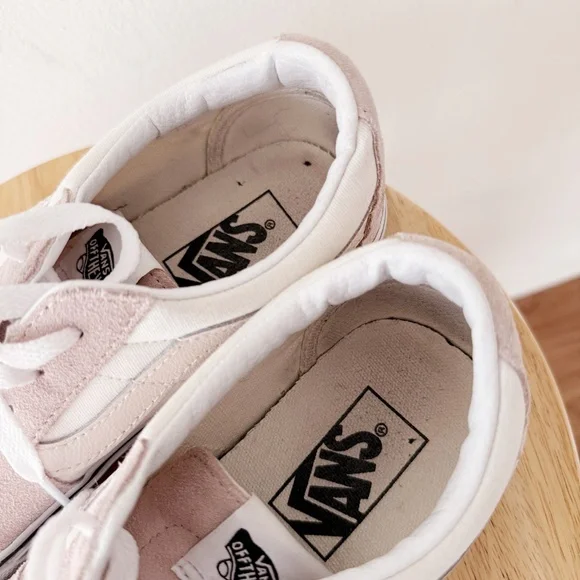 pink suede vans sk8-low - Picture 3 of 7